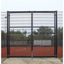 Powder Coated Chain Link Wire Mesh Fence Gate